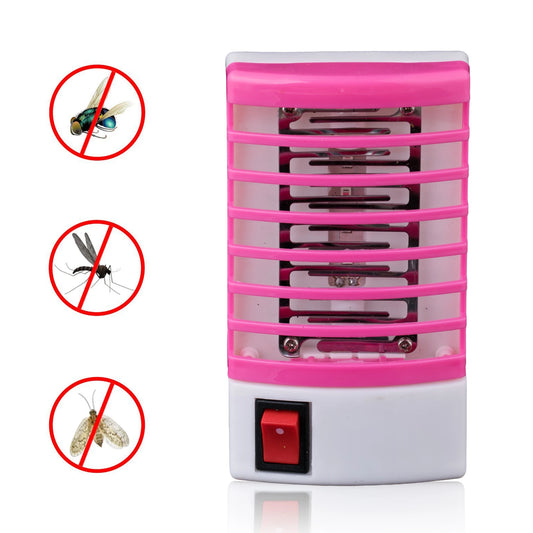 1 Piece Socket Electric 220V Mini Mosquito Lamp LED Insect Mosquito Repeller killing Fly Bug Insect Night Housefly (Random Color)
